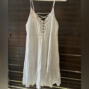 White sun dress